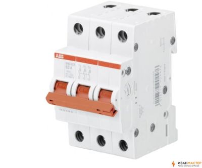 Установка трехполюсного рубильника в щитке квартиры ИВАНМАСТЕР