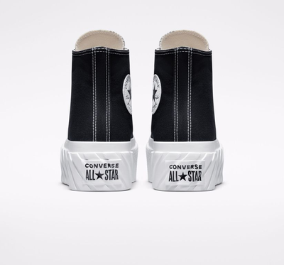 Кеды Converse Chuck Taylor All Star Lift 2X Platform черные высокие на платформе