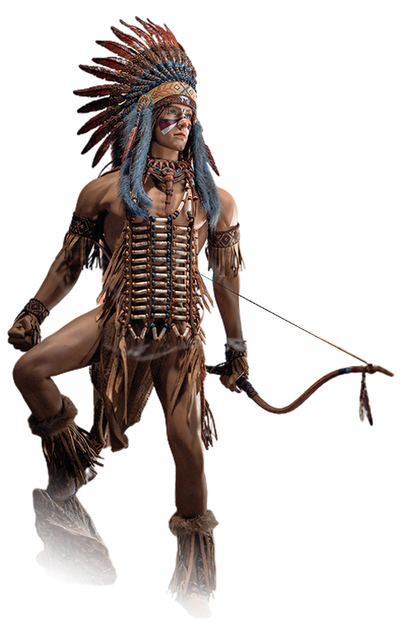 Индейский охотник в коричневом - КОЛЛЕКЦИОННАЯ ФИГУРКА 1/6 Mohegan (hunter attire) Brown (PL2022-200B) - TBLeague