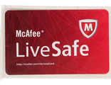 McAfee LiveSafe 1 год, 1 пользователь, неограниченное кол-во устройств ( карточка )