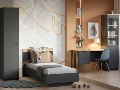 Теодора Тумба ПВШ Графит/Дуб крафт