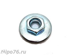Гайка диска УШМ зажима верхняя с резьбой под ключ