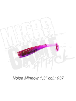 Приманка ATTACK Noise Minnow 1,3" цвет #037 (12 шт/упак)
