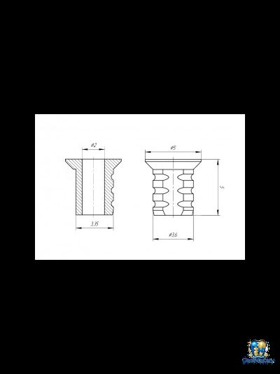 Втулка для пилотного сверления Ø2.0 мм Steco