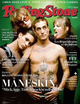 Rolling Stone France Magazine January 2024 Maneskin Cover, Иностранные журналы, Intpressshop