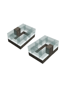 Витрина островная арт. ВО-01