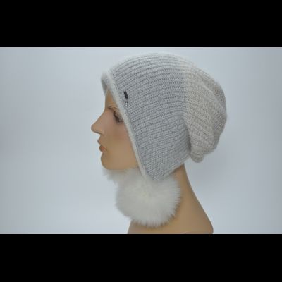 Vizio 1306 шапка ушанка с помпонами купить vizionshop