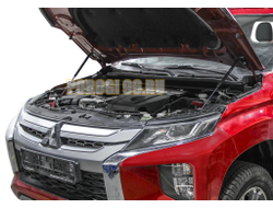 Амортизаторы капота, 2 шт. АвтоУпор для Mitsubishi L200 V рестайлинг 2018-