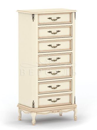 КОМОД  3 ВЫСОКИЙ "СИЕНА" (7 ЯЩИКОВ)