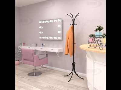 Вешалка напольная Корона разборная (черный)