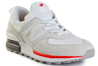 New Balance 574 Sport (Белые с черным)