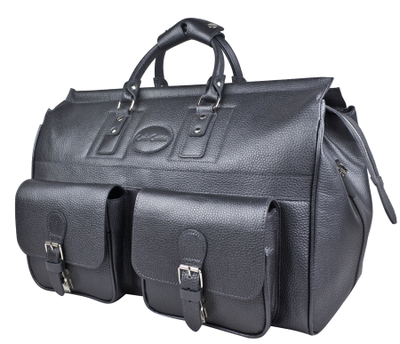 Кожаный саквояж Fabriano premium iron grey (арт. 4008-55)