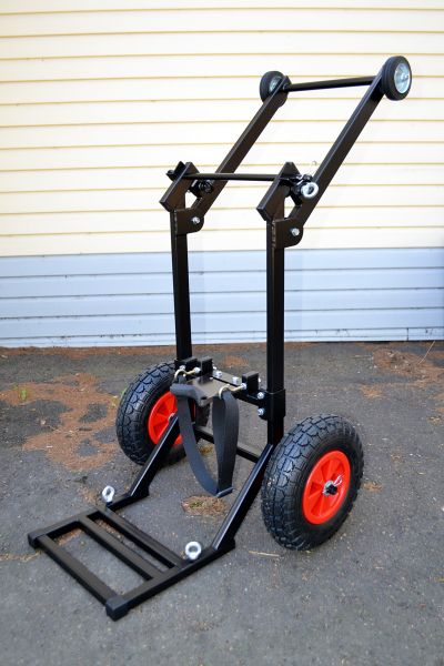 ТЕЛЕЖКА ДЛЯ ТЯЖЁЛОГО ЛОДОЧНОГО МОТОРА "МИЧМАН - 3"