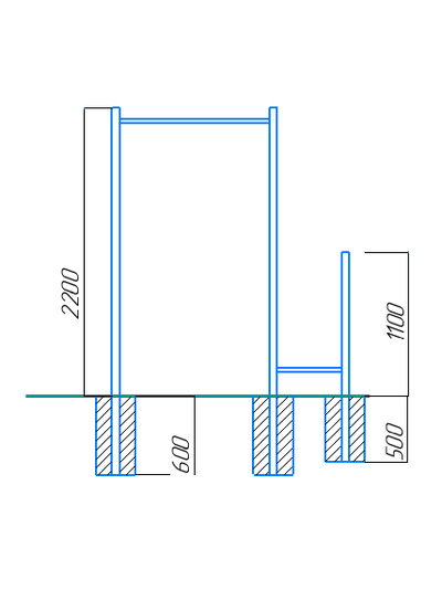 Спортивная площадка WORKOUT w02