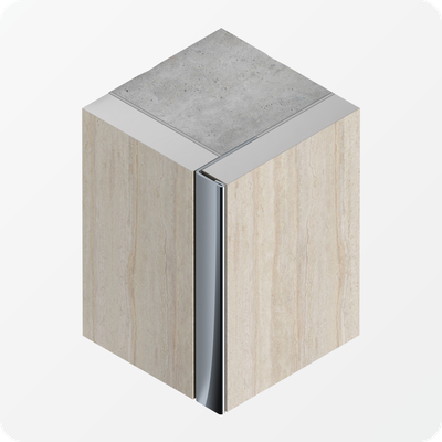 Профиль для плитки из нержавеющей стали 10 мм. NEEXY PVS93-07 ANTB-L Антик браш темный