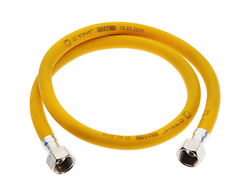 Подводка для газа полимерная 3/4", желтая "ELKA" (Россия), L-1,0 м, г/г