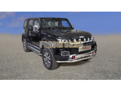 Защита передняя нижняя 60,3 мм ТСС для Baic BJ40 2023-