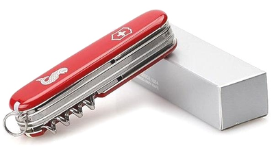 VICTORINOX Angler 1.3653.72, 91 мм, 19 функций, красный