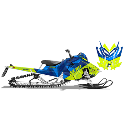 Наклейки снегоход  Polaris Axys RMK екатеринбург УФА Тюмен мотопленка.рф