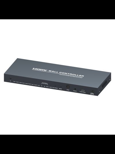 DE/VT-VW33 Контроллер видеостены 4К 3x3 (9 выходов для мониторов 4К) с входом HDMI/DP/Type-C и поворотом на 180 градусов