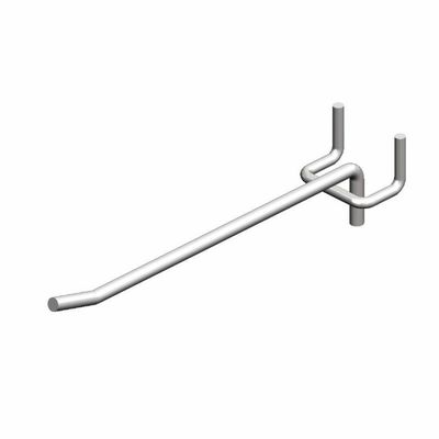 Крючок одинарный L=150 для перфорации белый и черный