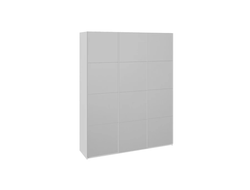 Шкаф-купе 3-х дверный «Траст» 1800 Белый снег, Зеркало/Зеркало/Зеркало