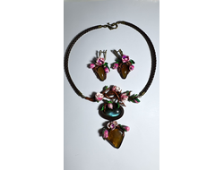 комплект с янтарем