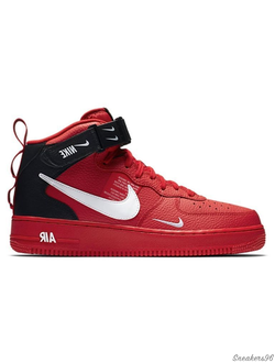 Nike Air Force 1 Mid 07 lV 8 (с Мехом) Black/Черные Мужские