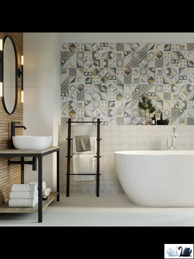 Плитка настенная Gracia Ceramica Supreme multi wall 25 х 60 см пэчворк