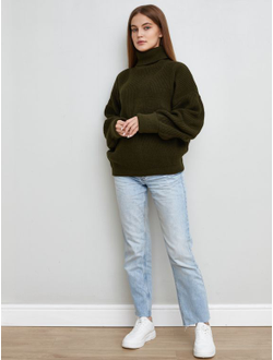 Свитер женский хаки