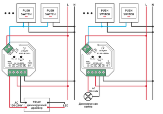 Диммер Arlight SR-1009SAC-HP (230V, 1.66A)
