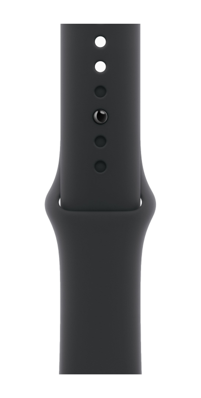 Apple Watch Series 10 42mm Black Aluminum Case with Black Sport Band