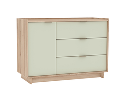 Гостиная ФЛЕКС - ФЛЕКС 5 Тумба МЦН Дуб Комано-Шалфей