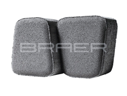 Тротуарная плитка классико круговая серый Браер 60 мм