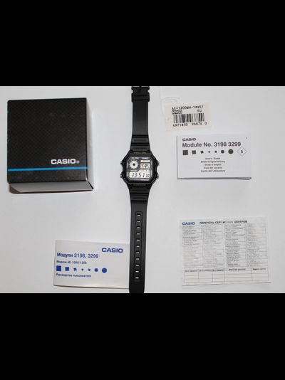 Часы Casio AE-1200WH-1A