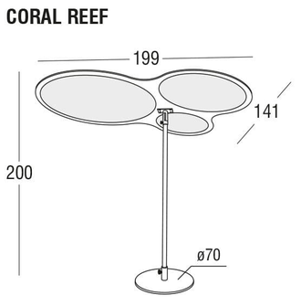 Зонт дизайнерский Coral Reef