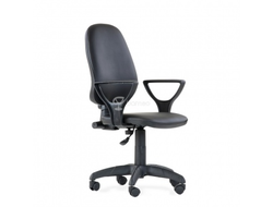 Кресло Prestige Polo (Престиж) черный пластик, черный кожзам купить в Ялте