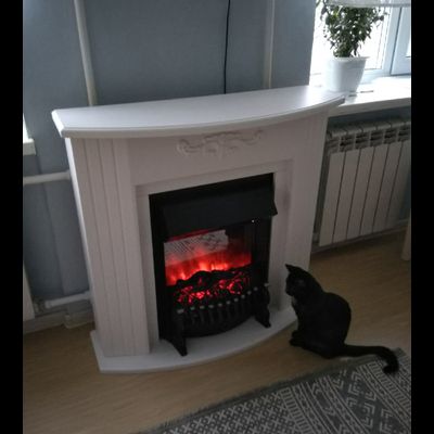 Электрокамин Лион WT с очагом Fobos