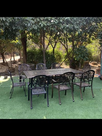 Садовый стол из литого алюминия Nairobi