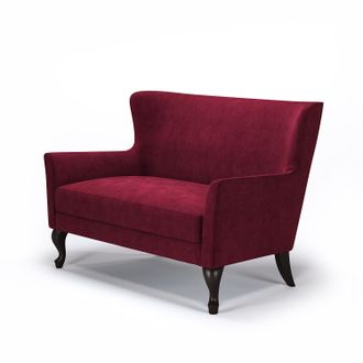 Диван Лутон на фигурных передних ножках