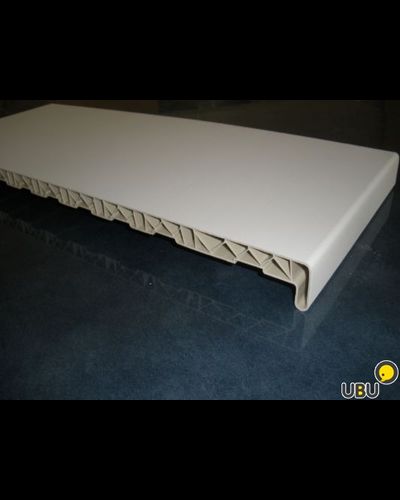 Подоконник ПВХ, белый, ширина полки 35 см В НАРЕЗКУ (312.38) (модификация 1)