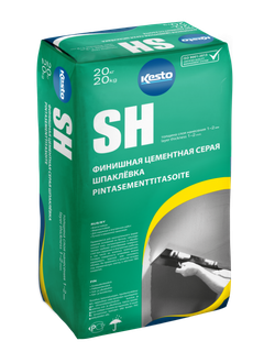 Kesto SH - финишная цементная шпаклевка, мешок 20 кг