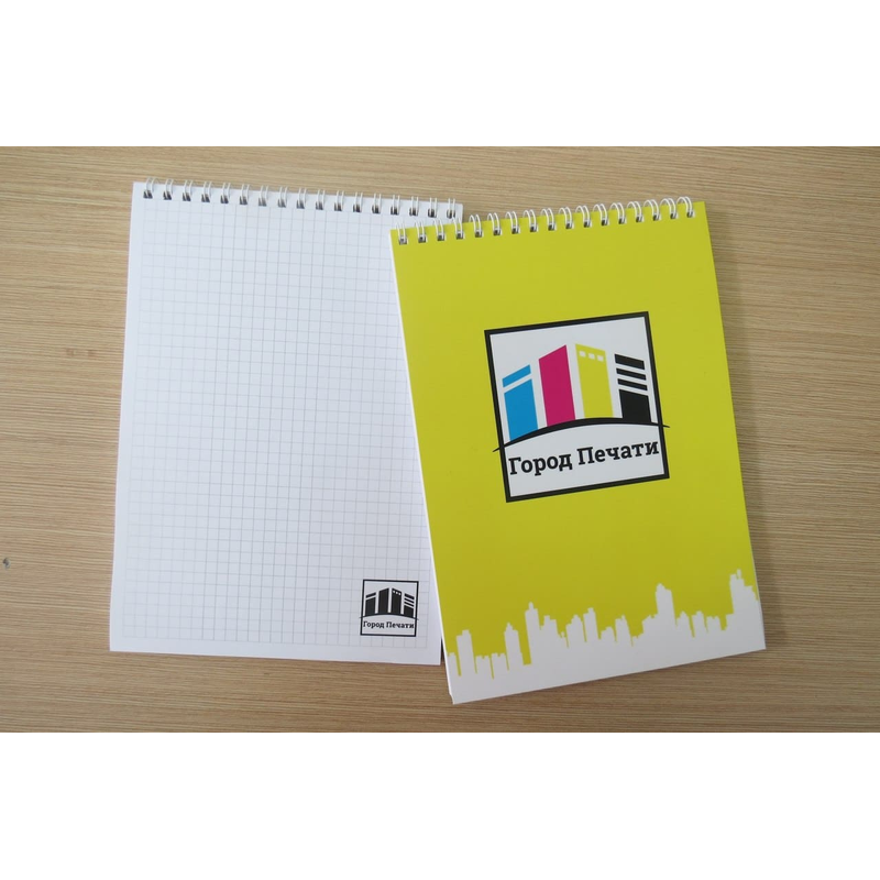 блокноты с логотипом компании