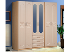 Шкаф для одежды 6-створчатый с зеркалами