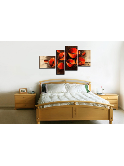 Модульная картина "Маковое счастье"