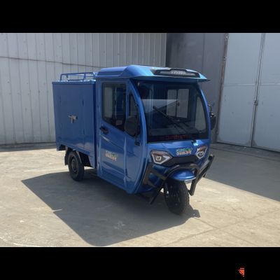 Трицикл грузовой GreenCamel Тендер E1500 (60V 1200W 84Ah) кабина, BOX, понижающая Красный