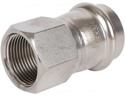 Переходник ROMMER ВПр-ВР, 28х3/4 из нержавеющей стали прессовой