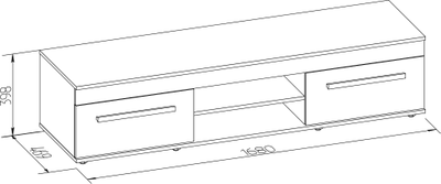 Гостиная ЛЕОН - ЛЕОН 3 Тумба ТВ