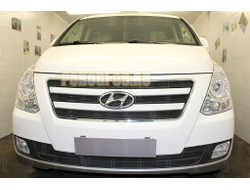 Защита радиатора Hyundai Starex H1 II 2015-2018 black низ