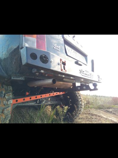 Бампер силовой задний ZST-ФХ010 (Фишхантер)-крепление на штатное место